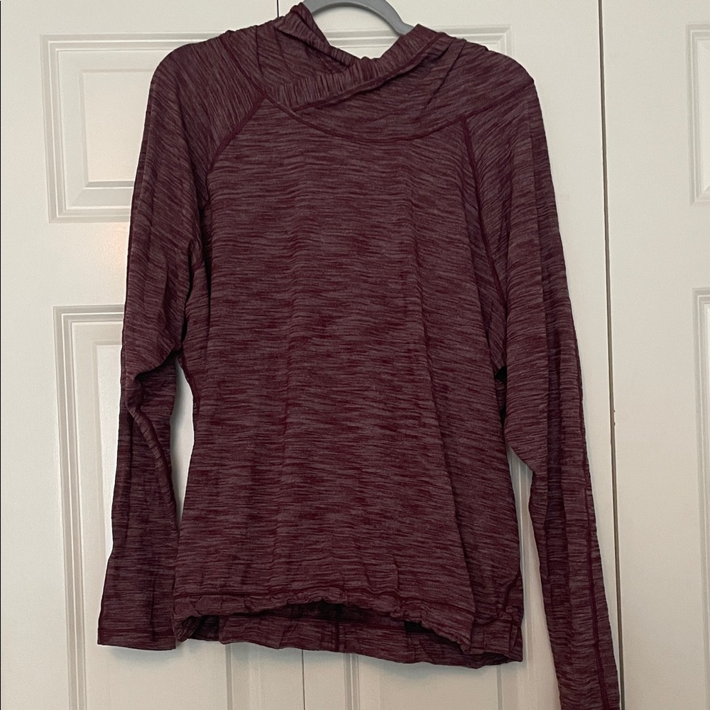lululemon athletica Maroon Space-Dyed Hoodie